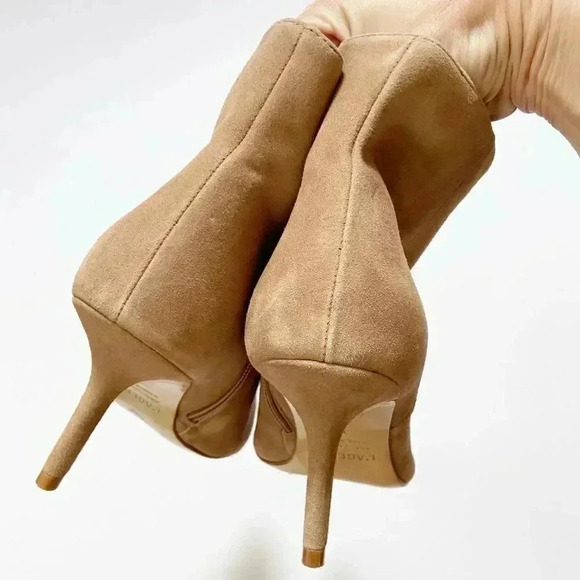 NEW L’AGENCE Aimee Suede Pointed Toe Booties size 37.5 US 7 - Picture 4 of 9